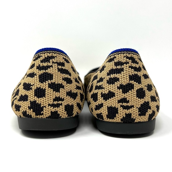 Rothy’s “The Point” Leopard Animal Print Slip On Pointed Toe Flats Size 7.5 - Picture 4 of 9